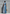 Women’s Color Block Cotton-Linen Striped Linen Sleeveless Maxi Dress With Drawstring Waist & Pockets MDZ0231F6T
