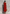 Women's Red Cotton-Linen Blend Sleeveless Midi Dress With Contrasting White Piping And Double Side Patch Pockets MDZ0318F7T