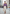 Women's Casual Style Purple Cotton And Linen Off-shoulder Long Lantern Sleeve Top MDZ0697E3GMJ