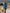 Retro Western Style Zippered Collar Blue Fringed Faux Suede Mini Dress
