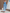 Tencel Denim Top & Striped Wide-Leg Pants Two-Piece Set