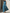 Light Blue Denim Turtleneck Maxi Dress