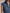 Stand Collar Zip Front Denim Midi Dress