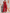 Red Wide-Leg Denim Overalls With Button Details