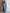 Color Block Halter Denim Maxi Dress
