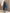 V-Neck Tiered Patch Pocket Denim Maxi Dress