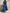 Sleeveless Stand Collar Belted Denim Maxi Dress