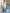Elegant And Flowing V-Neck Pleated Chiffon Blue Gradient White Maxi Dress