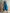 Contrast Stitch Harem Denim Jumpsuit