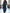 Casual Loose Retro Red Topstitched Denim Wide Leg Long Sleeve Jumpsuit