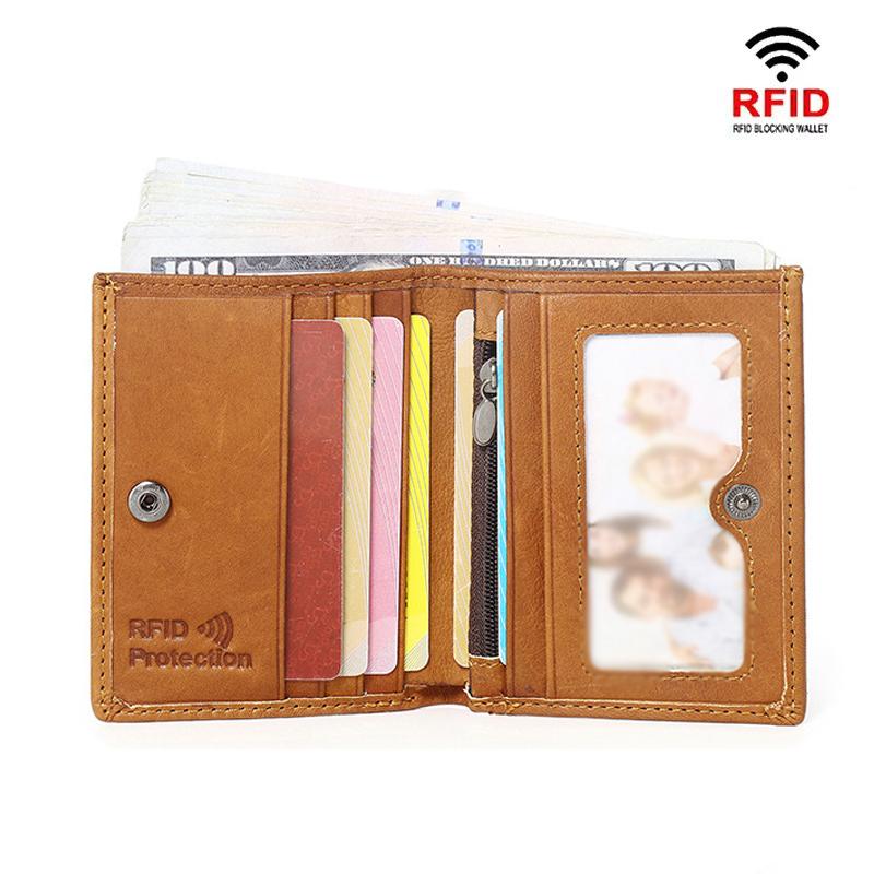Men'S Wallet Rfid Anti-Theft Vertical Multi-Card Wallet 98152811Y