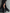 Stylish Western-style Lace-paneled Split Black Maxi Dress