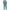 Men's Casual Washed Denim Multi-pocket Loose Overalls 89142810M